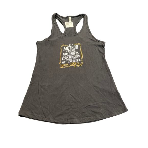 Yellowstone Beth Dutton black racerback tee NWT L *Profane language - Picture 1 of 7